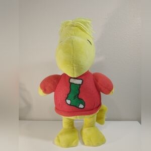 Gemmy Christmas Animated  Woodstock Side Stepper Plush 2021Tested Working.Used